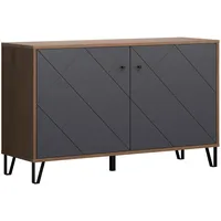 Trendteam smart living Sideboard Eiche Graphit