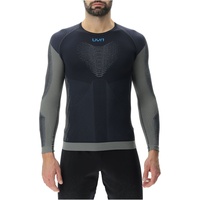 Uyn Running PB42 langarm Laufshirt Herren black beauty/iron gate