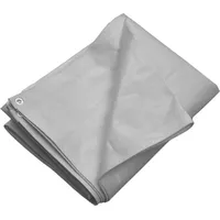 VidaXL Abdeckplane 260 g/m2 6x8 m Grau HDPE -