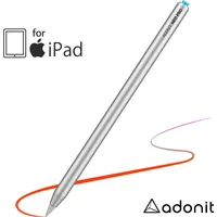 Adonit Neo Pro Stylus Touchpen Bluetooth, wiederaufladbar Silber