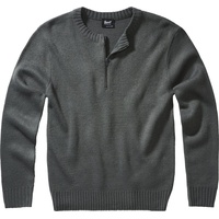 Brandit Textil Brandit Armee Strickpullover anthrazit, Größe M