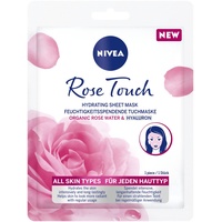 NIVEA Rose Touch Feuchtigkeitsspendende Tuchmaske