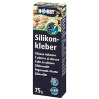 Hobby Silikonkleber schwarz 75 Gramm Aquarienpflege