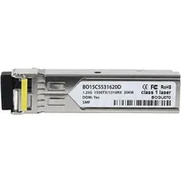 BlueOptics Kompatibler Waystream SFP-1000BASE-BX20-D1550LC BO15C5531620D SFP Transceiver, LC-Simplex, 1000BASE,