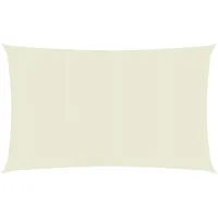 VidaXL Sonnensegel 160 g/m2 Creme 6x7 m HDPE