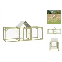 VidaXL Hühnerstall 300 x 100 x 150 cm braun