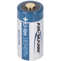 Ansmann 16340, RCR123, CR123A Li-Ion Akku mit USB-C Ladebuchse,