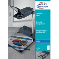 Avery Zweckform 2502 Overhead-Folien für Inkjetdrucker (50 Transparentfolien, A4,