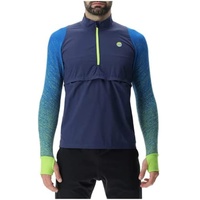 Uyn Running Exceleration Windproof Shirt Long SL.ZIP UP lapis/lime