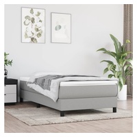 VidaXL Boxspringbett Hellgrau 100x200 cm Stoff1370749