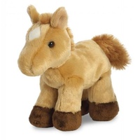 AURORA 13298 - Mini Flopsies, Prancer Pferd hellbraun, Plüschtier,