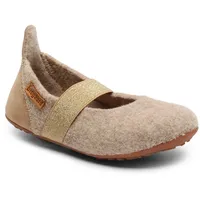 Bisgaard Mädchen Wool Ballet Flat, Nougat, 33 EU
