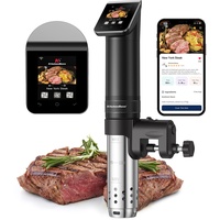KitchenBoss Sous Vide Garer Stick Dampfgarer + Reiskocher, Schwarz