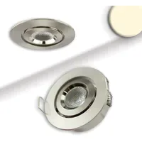 ISOLED Einbauleuchte MiniAMP 1 rund Alu gebürstet