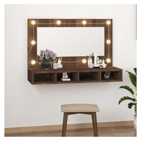 VidaXL Eiche 90 cm braun mit LED