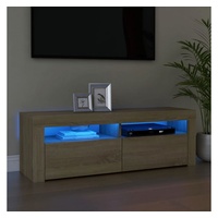 VidaXL TV-Schrank mit LED-Leuchten Sonoma-Eiche 120x35x40 cm