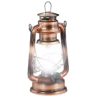 Relaxdays 4 x Sturmlaterne LED, Retro Sturmlampe als Fensterdeko