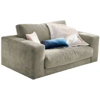 KAWOLA Doppelsessel Loveseat Cord steingrau