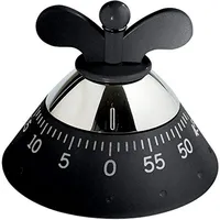 Alessi A09 B - Design Mechanischer Küchentimer, Thermoplastisches Harz,