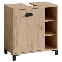 ByLIVING Waschbeckenunterschrank Wellness B: 60 cm Eiche Dekor