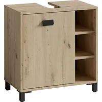 ByLIVING Waschbeckenunterschrank BYLIVING "Wellness", braun (artisan eichefarben), B:60cm H:62cm