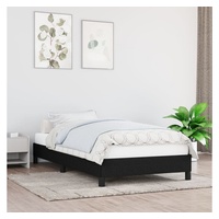 VidaXL Bettgestell ohne Matratze Schwarz 100x200 cm Stoff