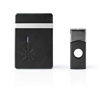 Nedis DOORB212BK Funkklingel | Black