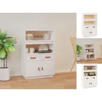 VidaXL Highboard 67 x 108,5 x 40 cm weiß