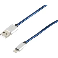 ShiverPeaks S-Conn 14-50016, 0,3 m, Lightning, USB A, Blau,