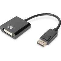 Digitus Aktiver DisplayPort Adapter DP auf DVI M/F, 0,15m