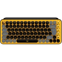 Logitech POP Keys Wireless Mechanical Keyboard, Blast, TTC BROWN,