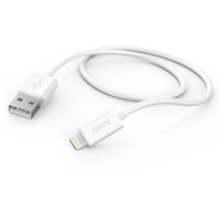 Hama Ladekabel, USB-A - Lightning 1 m Weiß