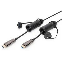 Digitus 4K HDMI AOC Verbindungskabel mit Schutzhülse für Stecker