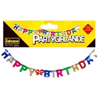 IDENA Girlande Happy Birthday 1,5m