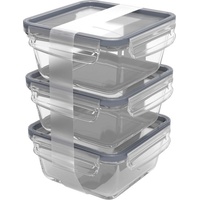 Rotho Kühlschrankdose Glas CLIC & LOCK 0,75 L, 3er