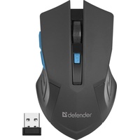 DEFENDER ACCURA MM-275 Wireless Optical Mouse schwarz/blau, USB (52275)