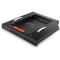 AXAGON RSS-CD12 2.5 SSD/HDD caddy into DVD slot 12.7