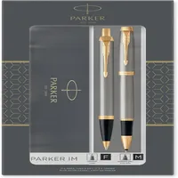 Parker IM Brushed Metal C.C. DuoSet inkl. Geschenkbox
