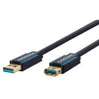 Clicktronic Casual USB 3.0 Verlängerung - Blau