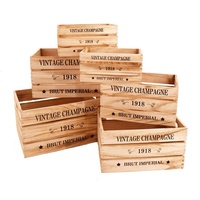 Lensing Holzkiste Champagner 37 x 27 x 20 cm
