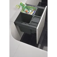 Ninka Mülltrennsystem Set eins2fünf KB 600/NL 500, grau