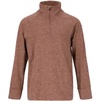 ZigZag Langarmshirt "Lopez", Jungen, Gr. 152, braun (kastanie), 88%