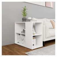 VidaXL Beistelltisch Weiß 60x30x50 cm Holzwerkstoff