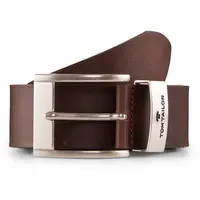 Tom Tailor Gürtel Leder 4 cm braun 115