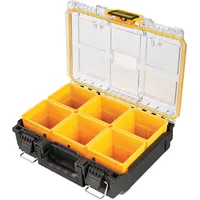 DeWalt TOUGHSYSTEM 2.0 Halbformat Organizer, tief, Werkzeugkiste - Gelb,