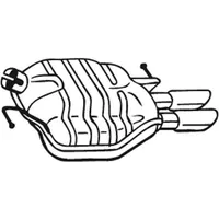 BOSAL Endschalldämpfer 105-031