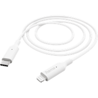 Hama Ladekabel USB-C - Lightning 1 m Weiß