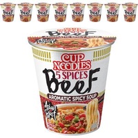 Nissin Cup Noodles, 5 Spices Beef, Instant-Suppennudel