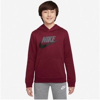 Nike Club + Hbr Kapuzenpullover Dark Beetroot/Smoke Grey/Black XS