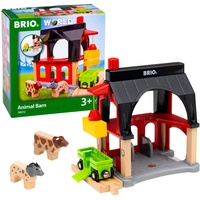 BRIO 36012 - Tierscheune mit Heuwaggon